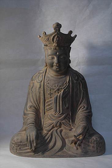 노정용 작 ‘성주사지 소조 불상’ <사진=월정사성보박물관>