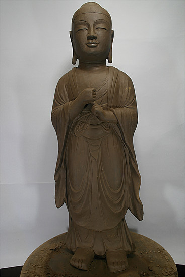 오세종 작 ‘비로자나불입상’ <사진=월정사성보박물관>