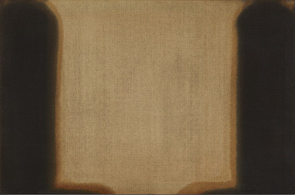 윤형근, 청다색, 1975-1976, 마포에 유채, 120×187cm, 아모레퍼시픽미술관 소장.