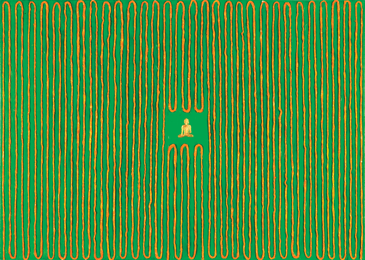 노복환 ‘불(佛)’, 91×65cm(30호), 캔버스, 2022년. 사진 제공 노복환 작가.