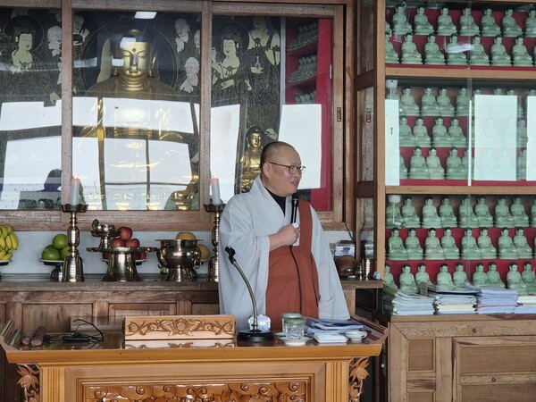                                                                        ▲강천사 주지 지광스님.