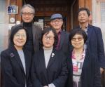 기자간담회에 참석한 종교개혁연대 회원들. (아랫줄 왼쪽부터)김춘성, 이은선, 김현진 (윗줄 왼쪽부터)이정배, 박광서, 박병기 씨.